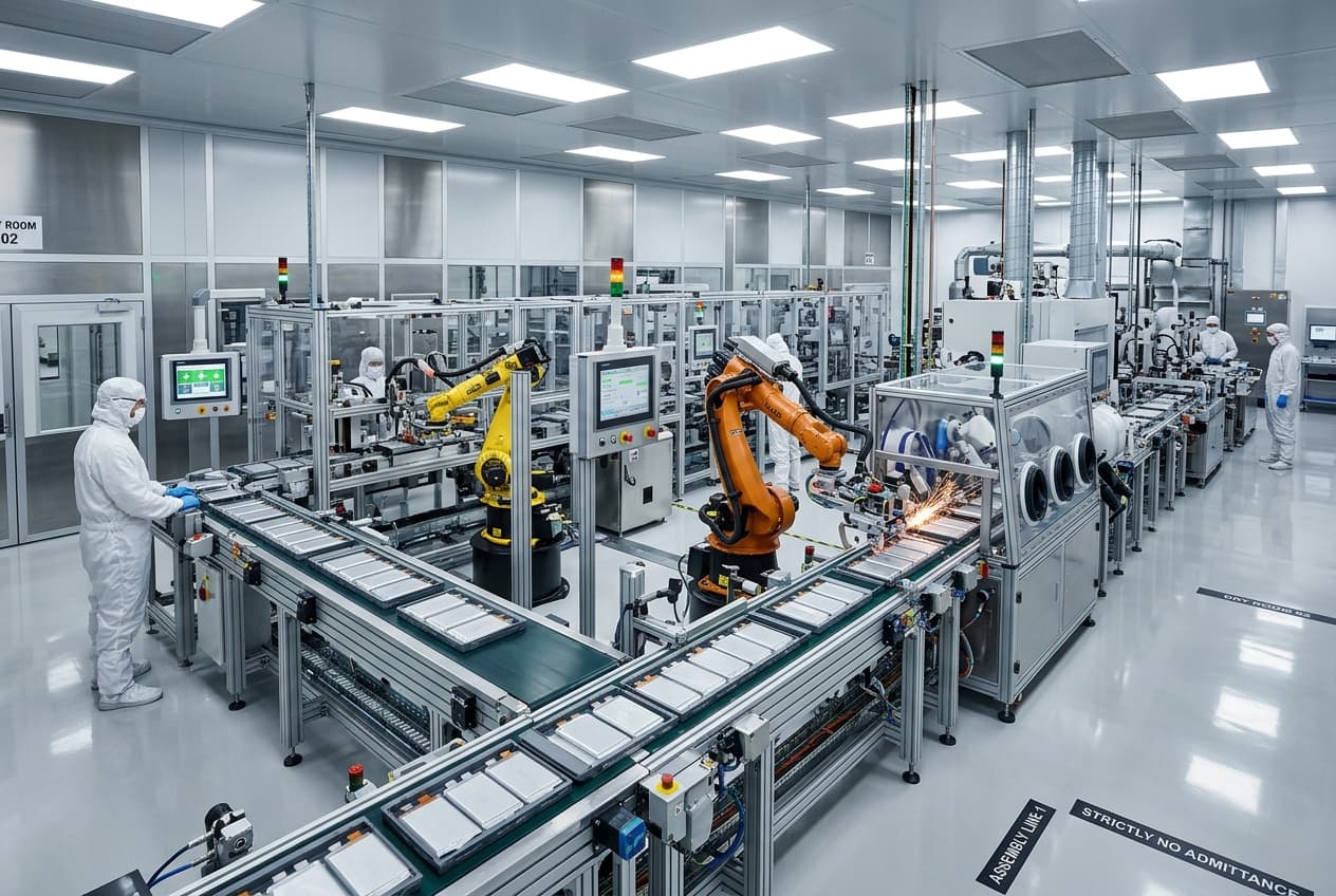Low-Dew-Point Sizing for Lithium-Ion Battery Dry Rooms - SORPS Technologies industrial case study